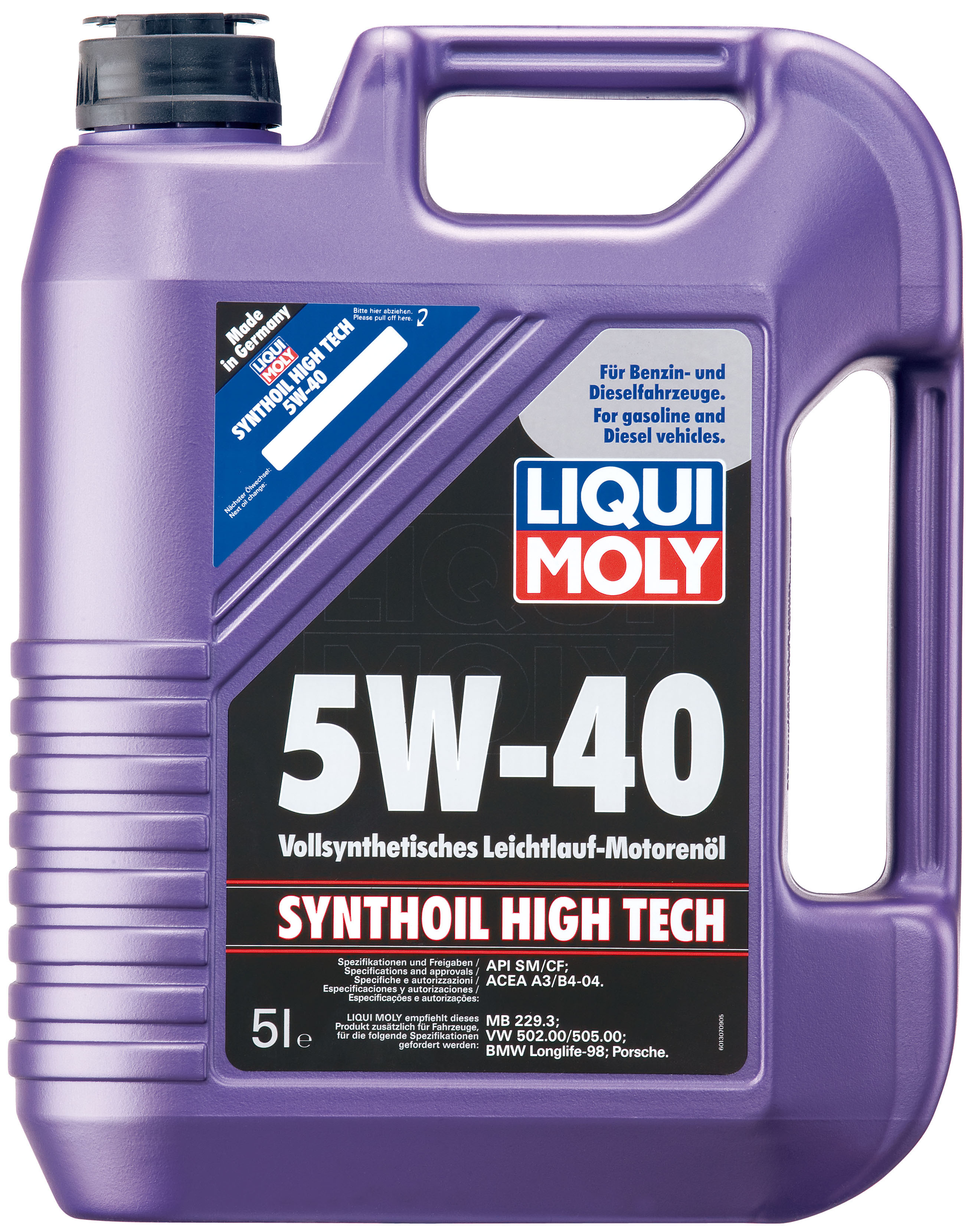 Ulei Motor Liqui Moly Synthoil High Tech W L Service Auto