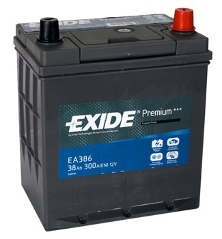 Baterie auto EXIDE EA386 PREMIUM 12V 38AH, 300A