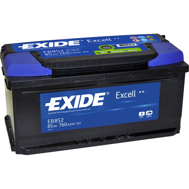 Baterie auto EXIDE EB852 EXCELL 12V 85AH, 760A