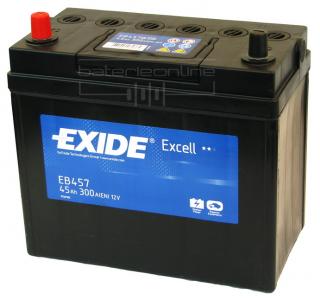 Baterie auto EXIDE EB457 EXCELL 12V 45AH, 330A