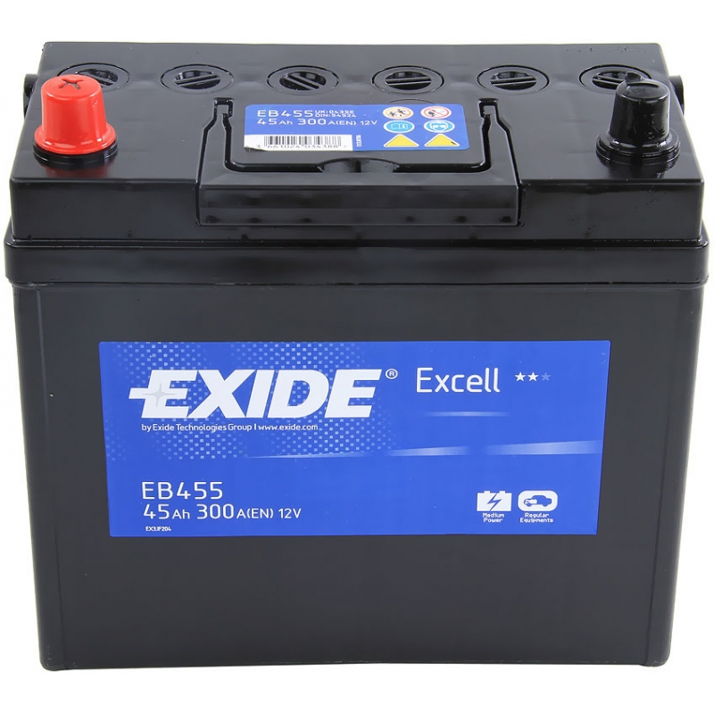 Baterie auto EXIDE EB455 EXCELL 12V 45AH, 330A