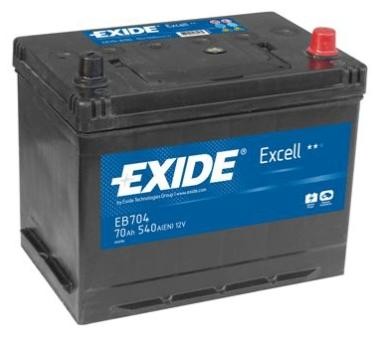 Baterie auto EXIDE EB704 EXCELL 12V 70AH, 540A