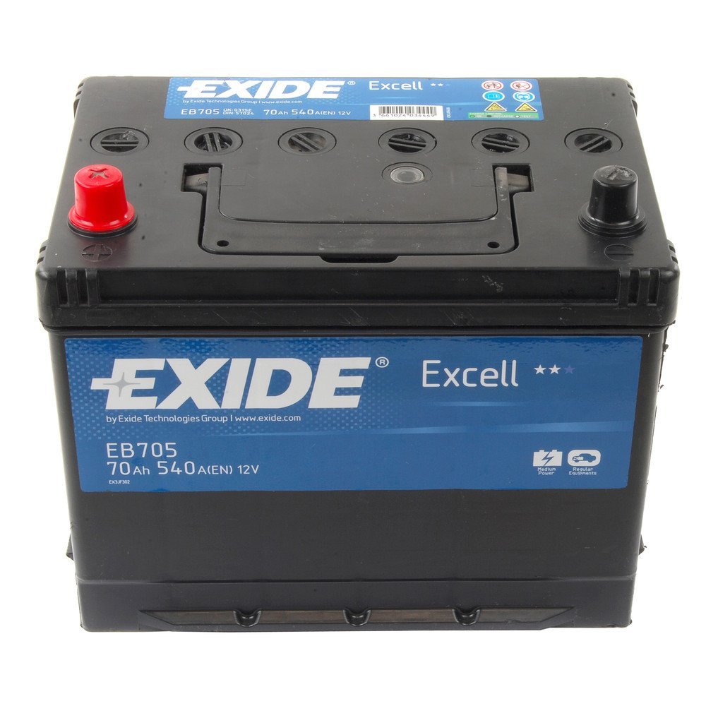 Baterie auto EXIDE EB705 EXCELL 12V 70AH, 540A