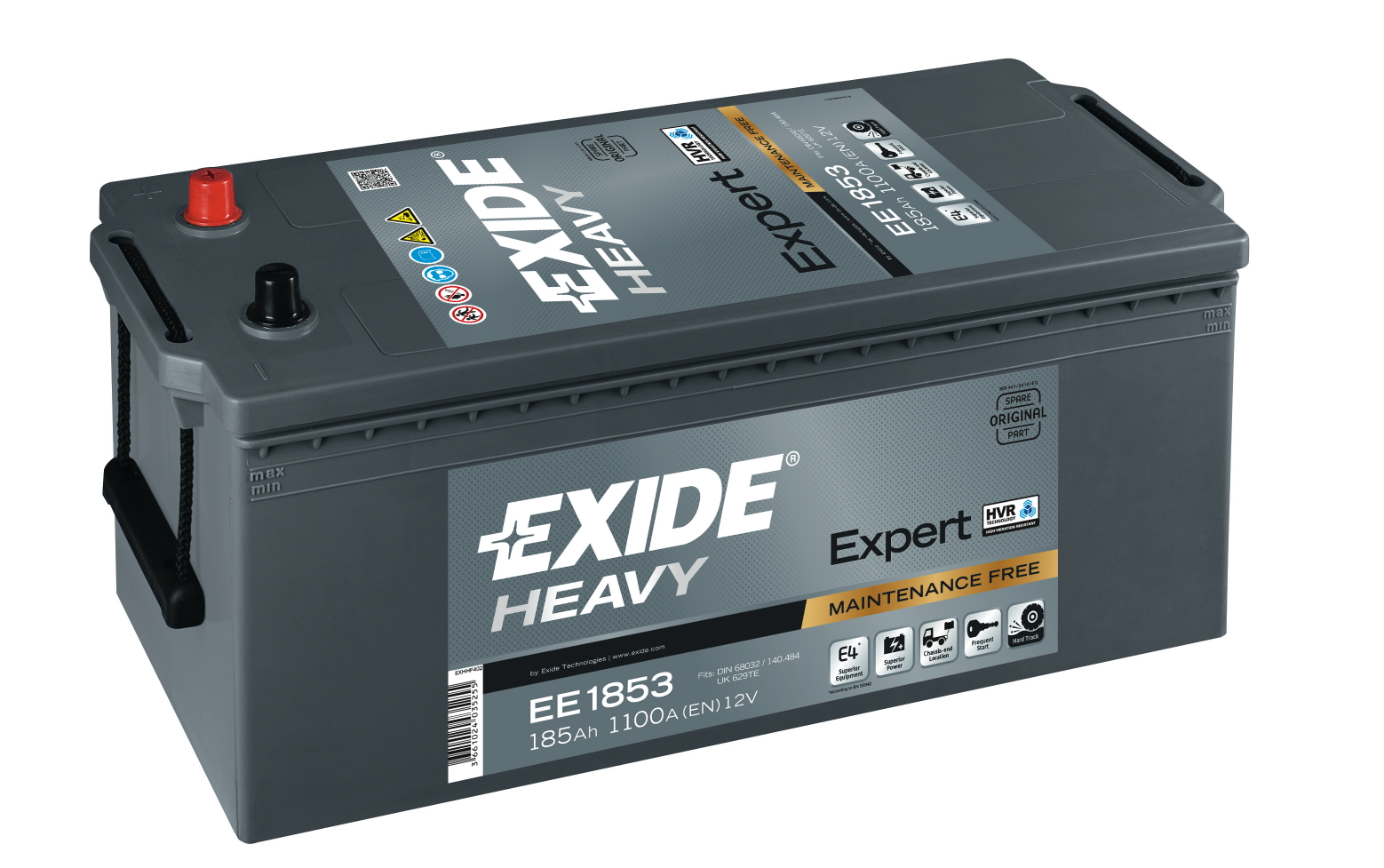 Baterie auto EXIDE EE1853 EXPERT 12V 185AH, 1100A