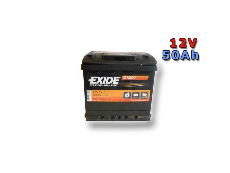 Baterie auto EXIDE EN500 START 12V 50AH, 450A