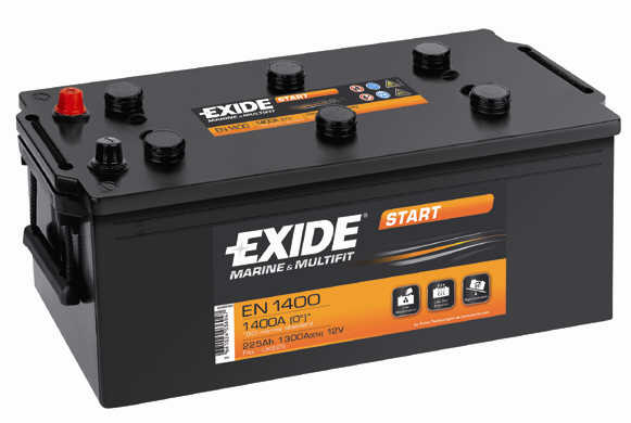 Baterie auto EXIDE START EN1400 12V 225AH, 1300A