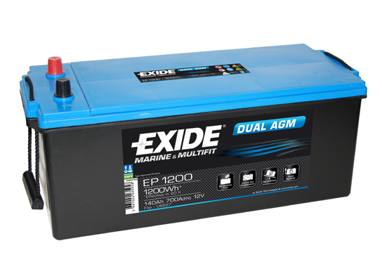 Baterie auto EXIDE EP1200 DUAL AGM 12V 140AH, 700A