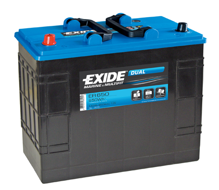 Baterie auto EXIDE ER 650 DUAL 12V 142AH, 850A