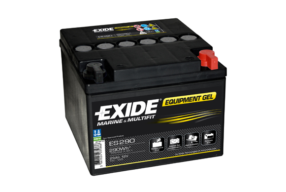 Baterie auto EXIDE ES290 EQUIPMENT GEL 12V 25AH, 150A Baterie auto EXIDE ES290 EQUIPMENT GEL 12V 25AH, 150A
