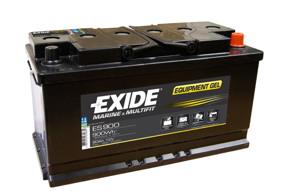 Baterie auto EXIDE ES900 EQUIPMENT GEL 12V 80AH, 540A