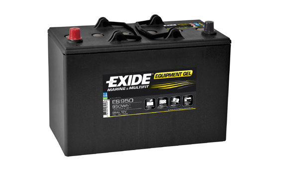 Baterie auto EXIDE ES950 EQUIPMENT GEL 12V 85AH, 450A