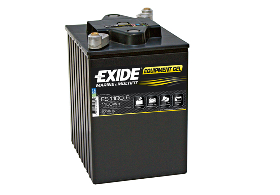 Baterie auto EXIDE ES1100-6 EQUIPMENT GEL 6V 200AH, 850A