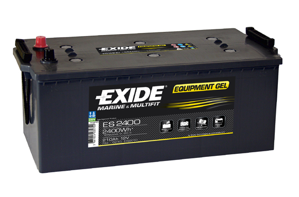 Baterie auto EXIDE ES2400 EQUIPMENT GEL 12V 210AH, 1050A