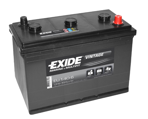 Baterie auto EXIDE EU140-6 VINTAGE 6V 140AH, 900A