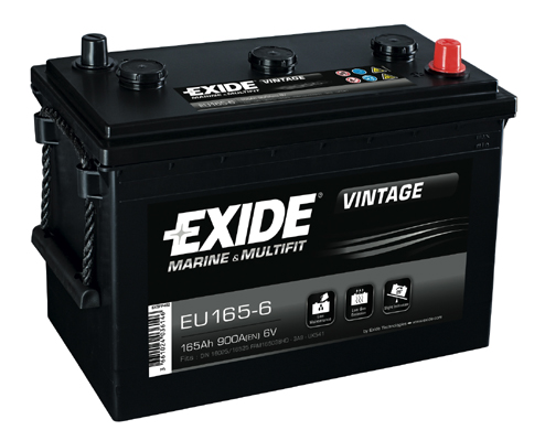 Baterie auto EXIDE EU165-6 VINTAGE 6V 165AH, 900A