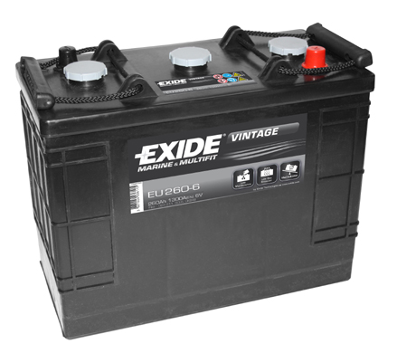 Baterie auto EXIDE EU260-6 VINTAGE 6V 260AH, 1300A