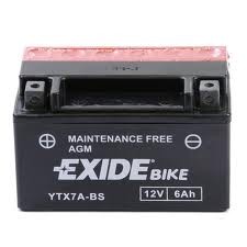 Baterie motocicleta EXIDE EBYTX7A-BS MAINTENANCE FREE 12V 6AH, 90A