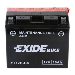 Baterie motocicleta EXIDE EBYT12B-BS MAINTENANCE FREE 12V 10AH, 160A Baterie motocicleta EXIDE EBYT12B-BS MAINTENANCE FREE 12V 10AH, 160A