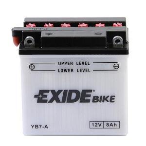 Baterie motocicleta EXIDE EBYB7-A CONVENTIONAL 12V 8AH, 85A Baterie motocicleta EXIDE EBYB7-A CONVENTIONAL 12V 8AH, 85A