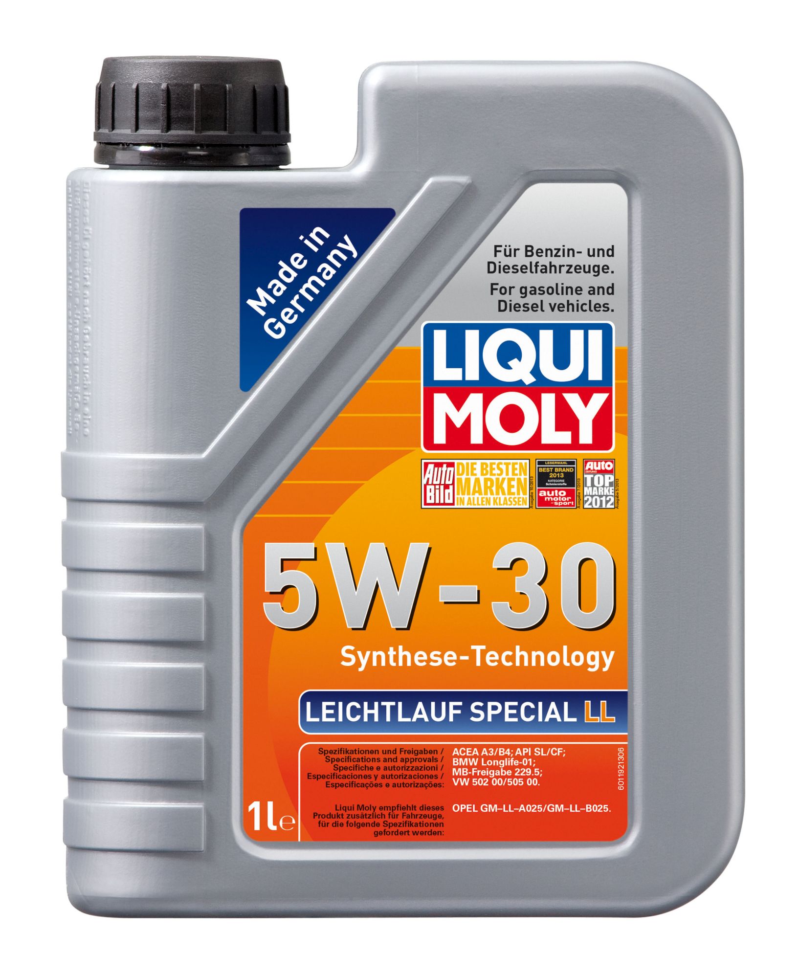 ULEI MOTOR LIQUI MOLY 1192 LEICHTLAUF SPECIAL LL 5W30 1L ULEI MOTOR LIQUI MOLY 1192 LEICHTLAUF SPECIAL LL 5W30 1L