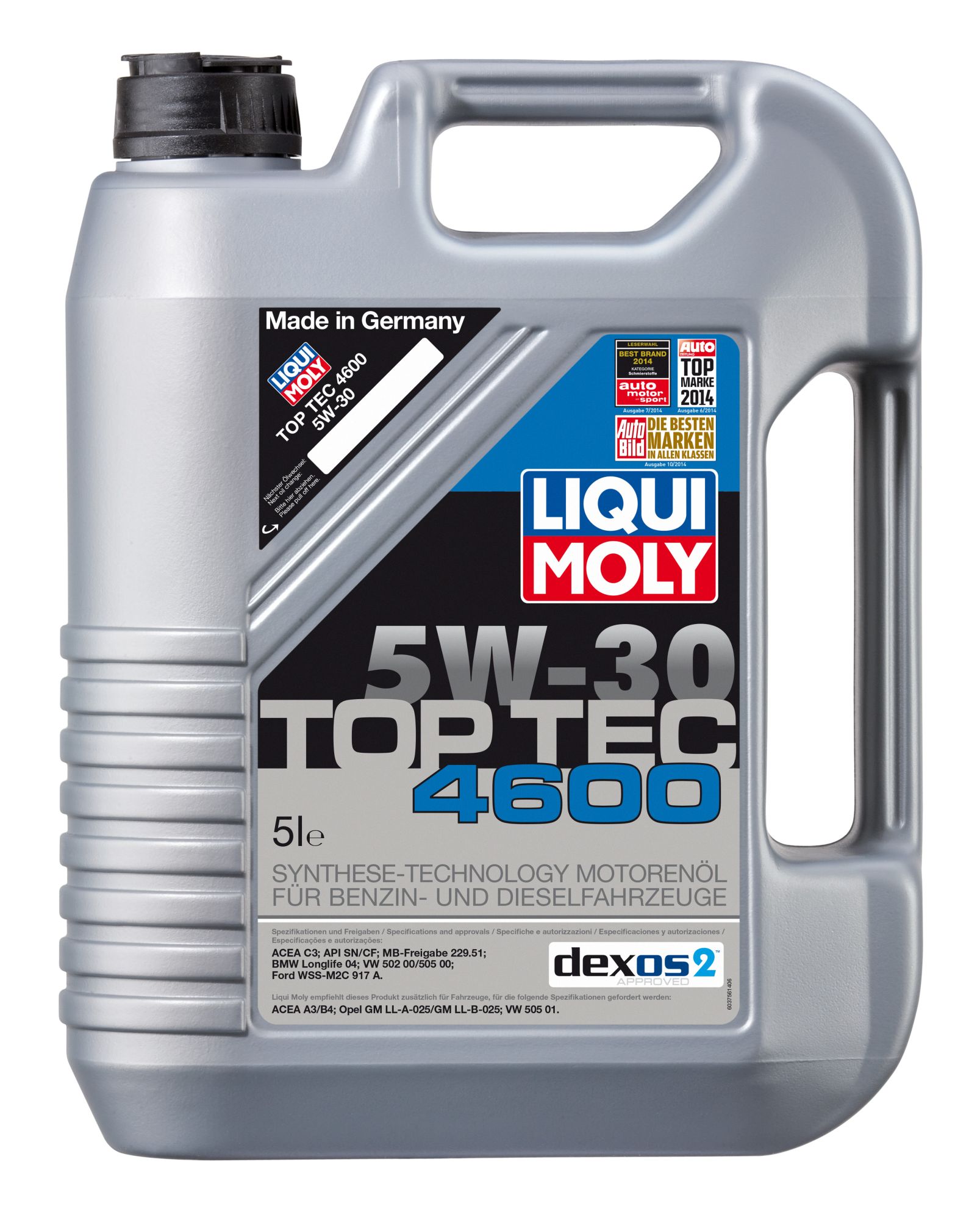 ULEI MOTOR LIQUI MOLY 3756 TOP TEC 4600 5W30 5L