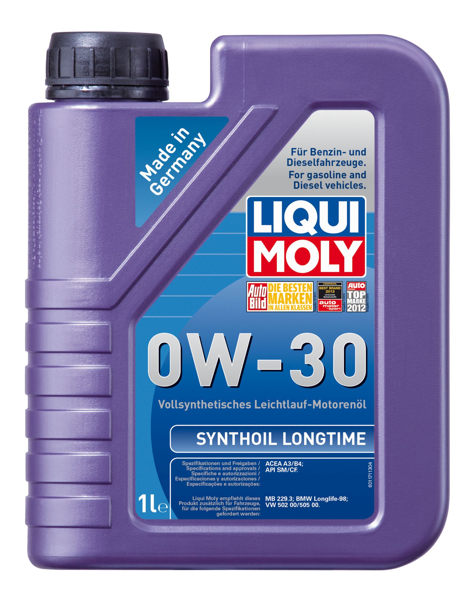 ULEI MOTOR LIQUI MOLY 1171 SYNTHOIL LONGTIME 0W30 1L