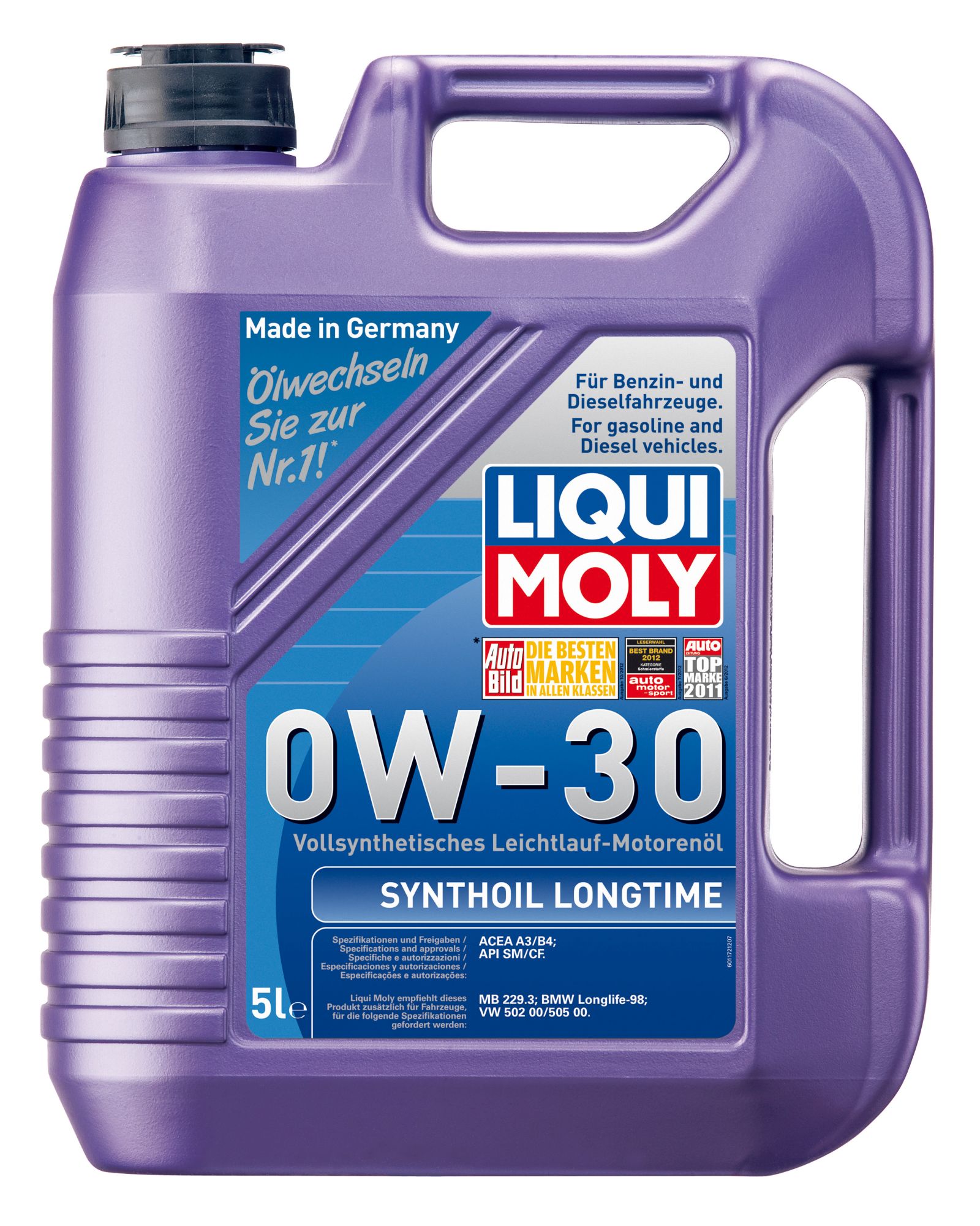 ULEI MOTOR LIQUI MOLY 1172 SYNTHOIL LONGTIME 0W30 5L