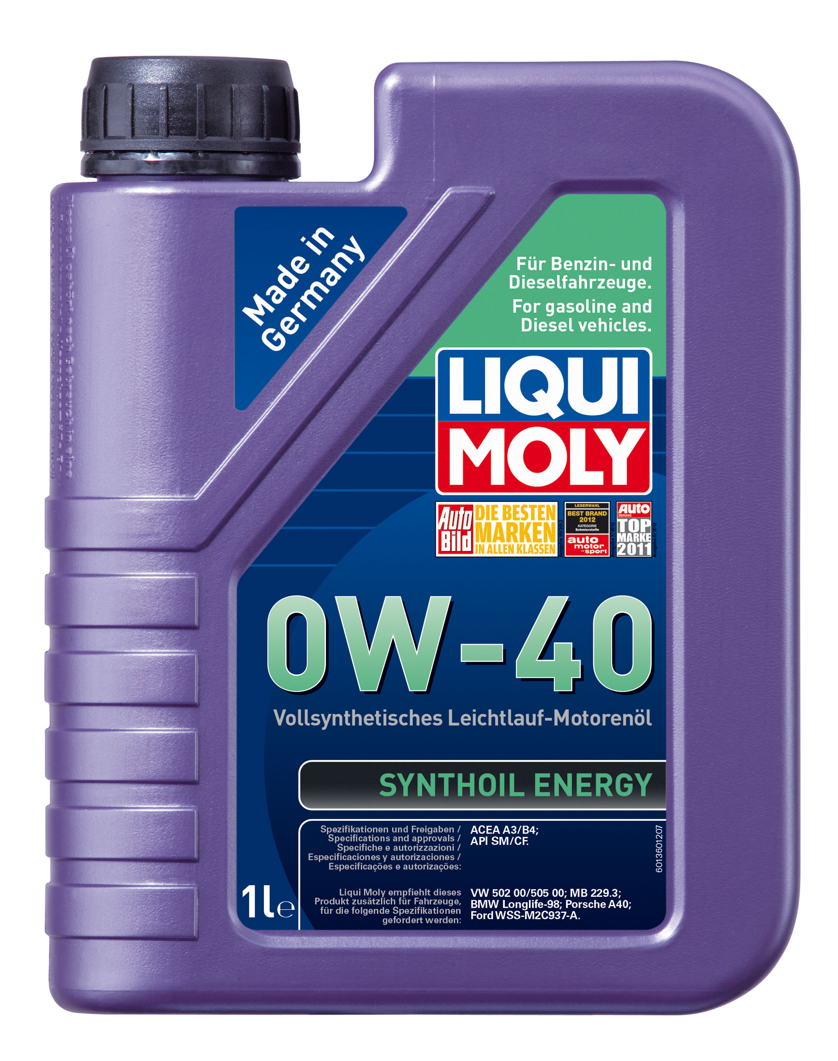ULEI MOTOR LIQUI MOLY 1360 SYNTHOIL ENERGY 0W40 1L