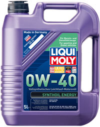 ULEI MOTOR LIQUI MOLY 1361 SYNTHOIL ENERGY 0W40 5L ULEI MOTOR LIQUI MOLY 1361 SYNTHOIL ENERGY 0W40 5L