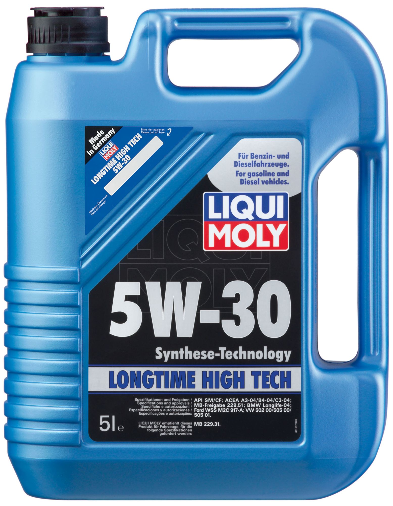 ULEI MOTOR LIQUI MOLY 1137 LONG TIME HIGH TECH 5W30 5L