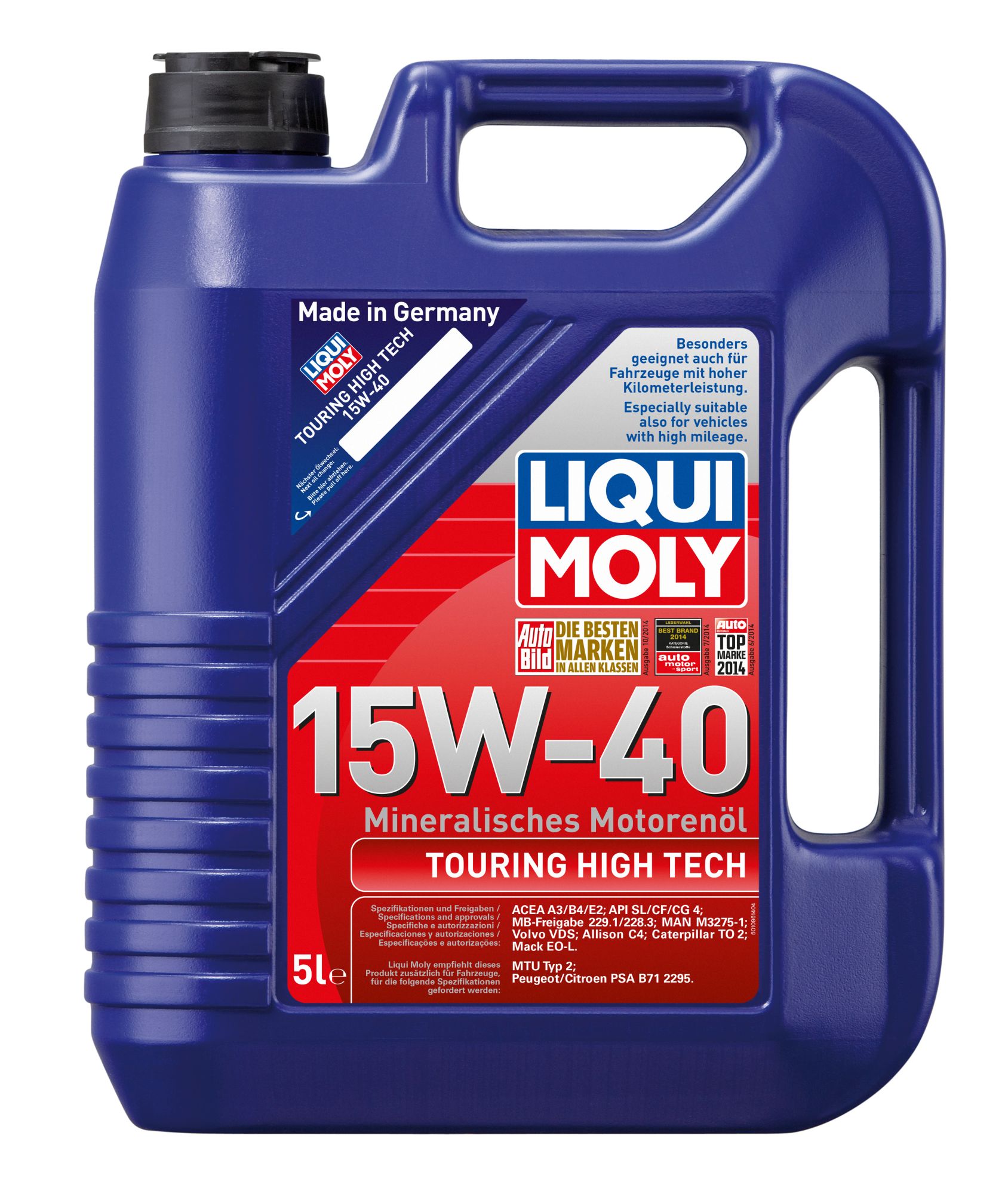 ULEI MOTOR LIQUI MOLY 1096 TOURING HIGH TECH 15W40 5L