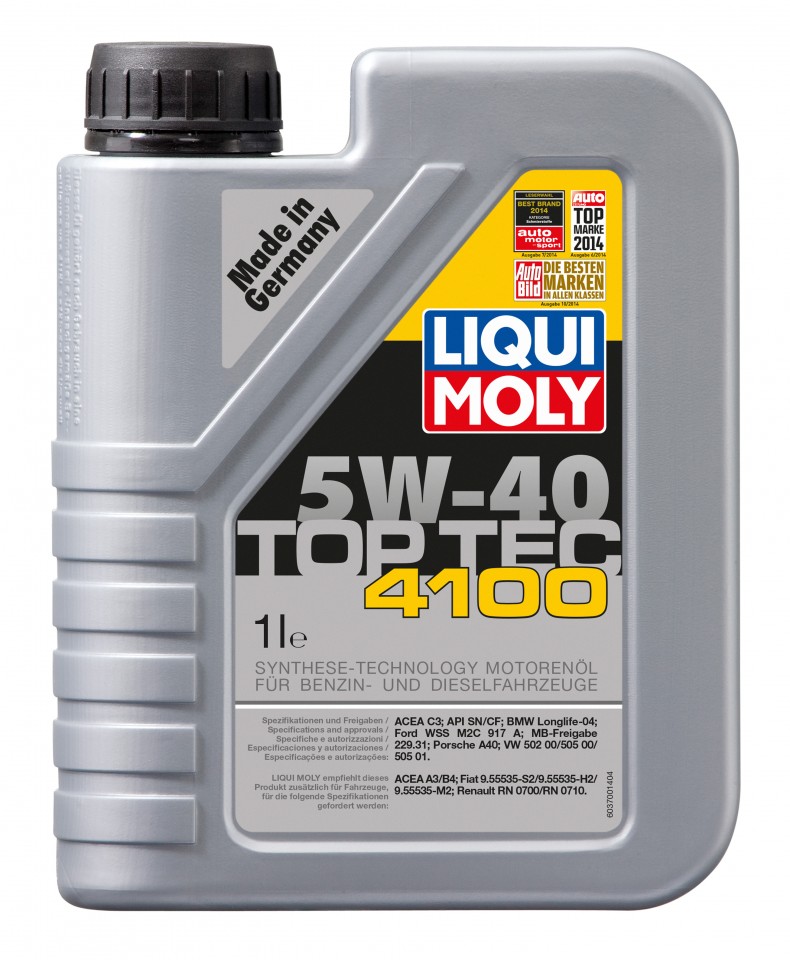 ULEI MOTOR LIQUI MOLY 2682 TOP TEC 4100 5W40 1L ULEI MOTOR LIQUI MOLY 2682 TOP TEC 4100 5W40 1L