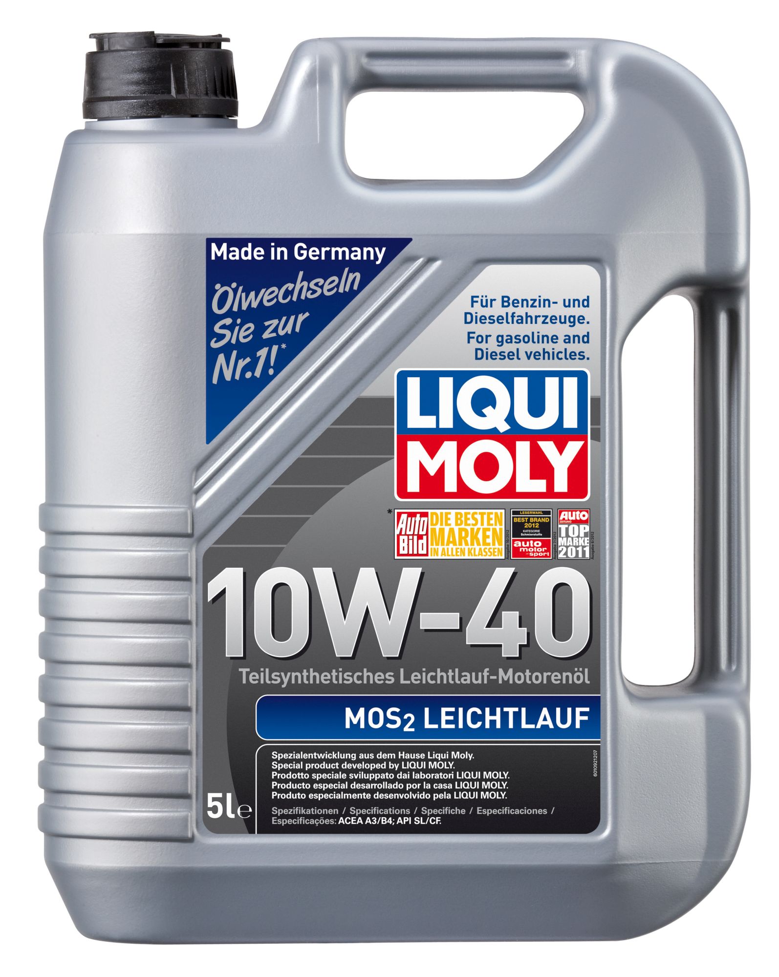 ULEI MOTOR LIQUI MOLY 2184 MOS2 10W40 5L ULEI MOTOR LIQUI MOLY 2184 MOS2 10W40 5L