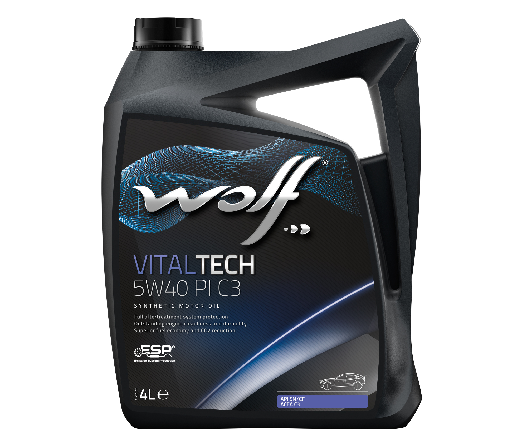 ULEI MOTOR WOLF VITALTECH PI C3 5W40 4L ULEI MOTOR WOLF VITALTECH PI C3 5W40 4L