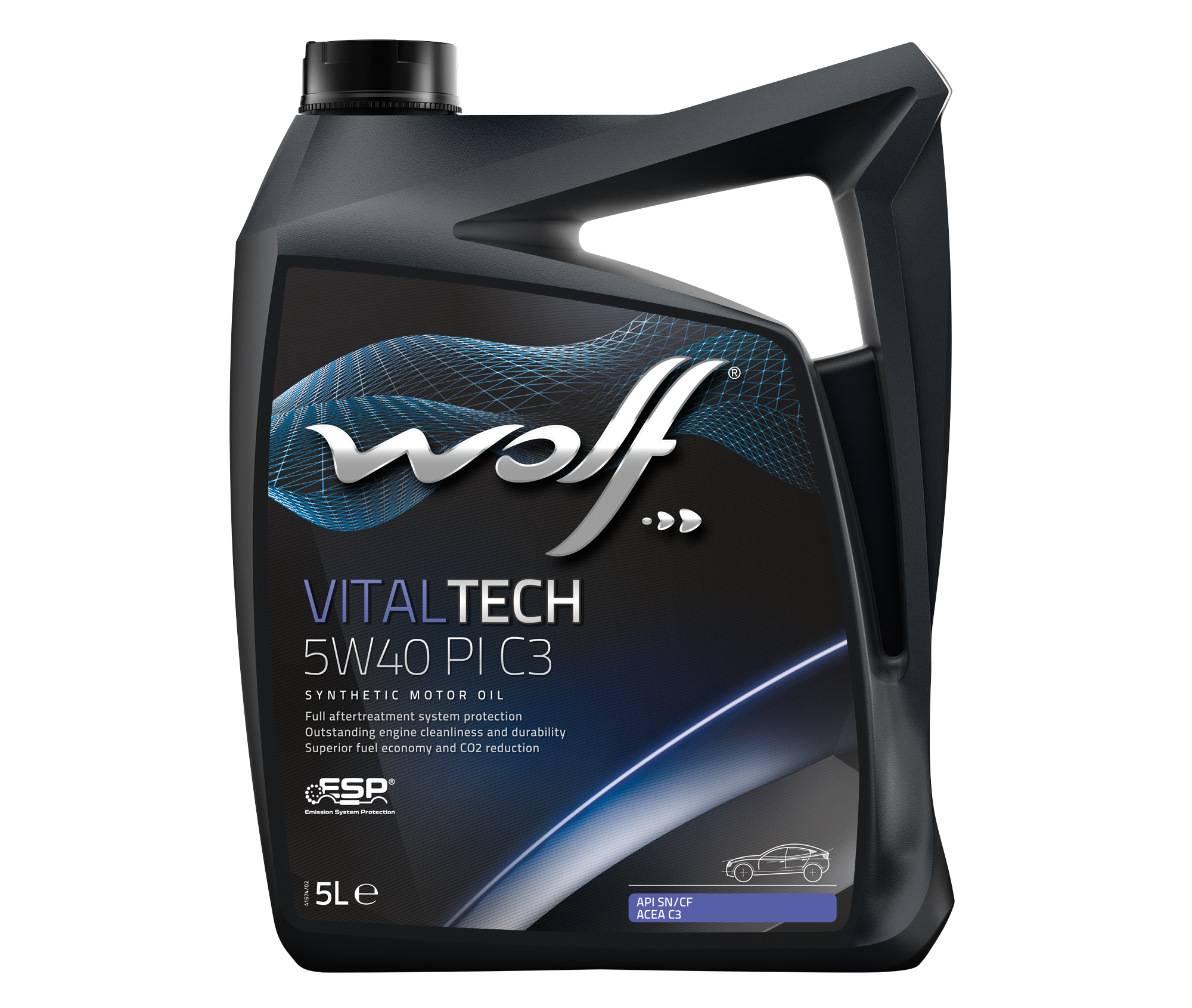 ULEI MOTOR WOLF VITALTECH PI C3 5W40 5L ULEI MOTOR WOLF VITALTECH PI C3 5W40 5L