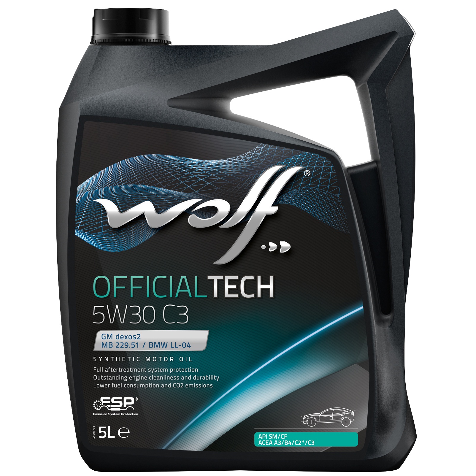 ULEI MOTOR WOLF OFFICIALTECH C3 5W30 5L