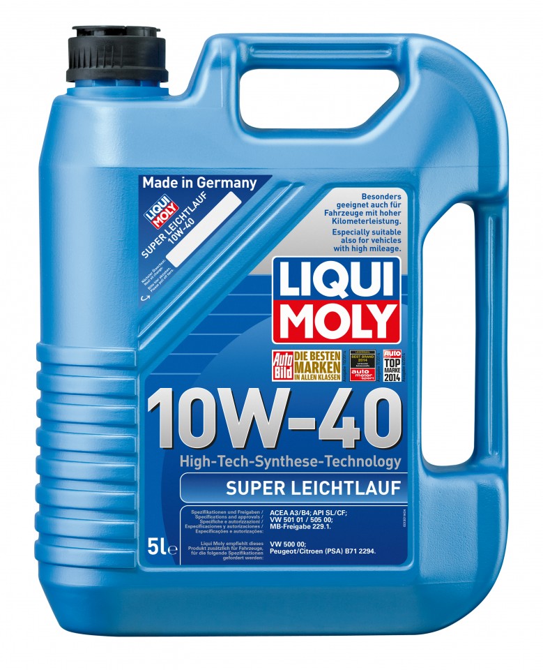 ULEI MOTOR LIQUI MOLY 2654 SUPER LEICHTLAUF 10W40 5L ULEI MOTOR LIQUI MOLY 2654 SUPER LEICHTLAUF 10W40 5L