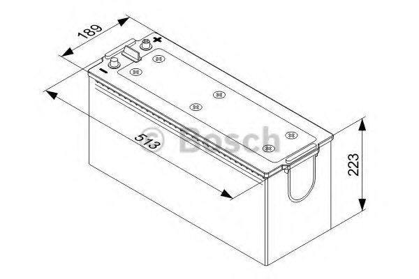 Baterie auto BOSCH 0092T50750 12V 145AH 800A