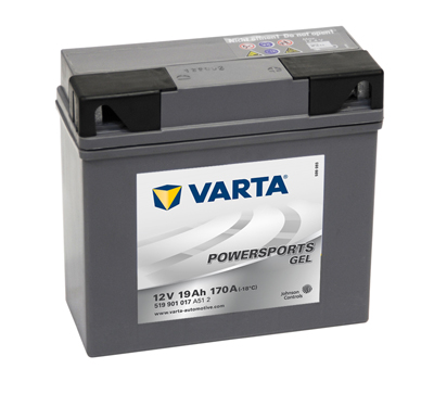 Baterie motocicleta VARTA 519901017A512 POWERSPORTS GEL 12V 19AH, 170A