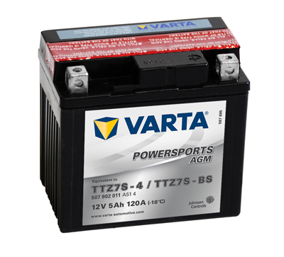 Baterie motocicleta VARTA 507902011A514 Funstart AGM TTZ7S-BS 12V 5AH, 120A Baterie motocicleta VARTA 507902011A514 Funstart AGM TTZ7S-BS 12V 5AH, 120A
