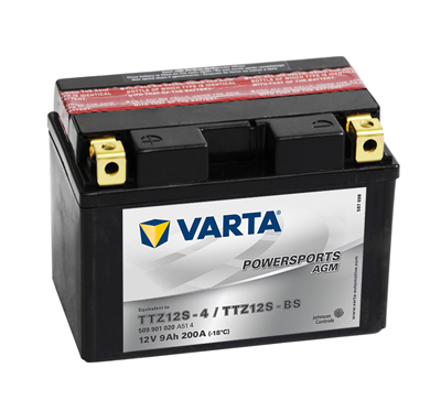 Baterie motocicleta VARTA 509901020A514 Funstart AGM TTZ12S-BS 12V 9AH, 200A Baterie motocicleta VARTA 509901020A514 Funstart AGM TTZ12S-BS 12V 9AH, 200A