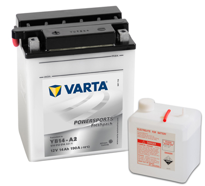 Baterie motocicleta VARTA 514012014A514 POWERSPORTS Freshpack 12V 14AH, 190A Baterie motocicleta VARTA 514012014A514 POWERSPORTS Freshpack 12V 14AH, 190A