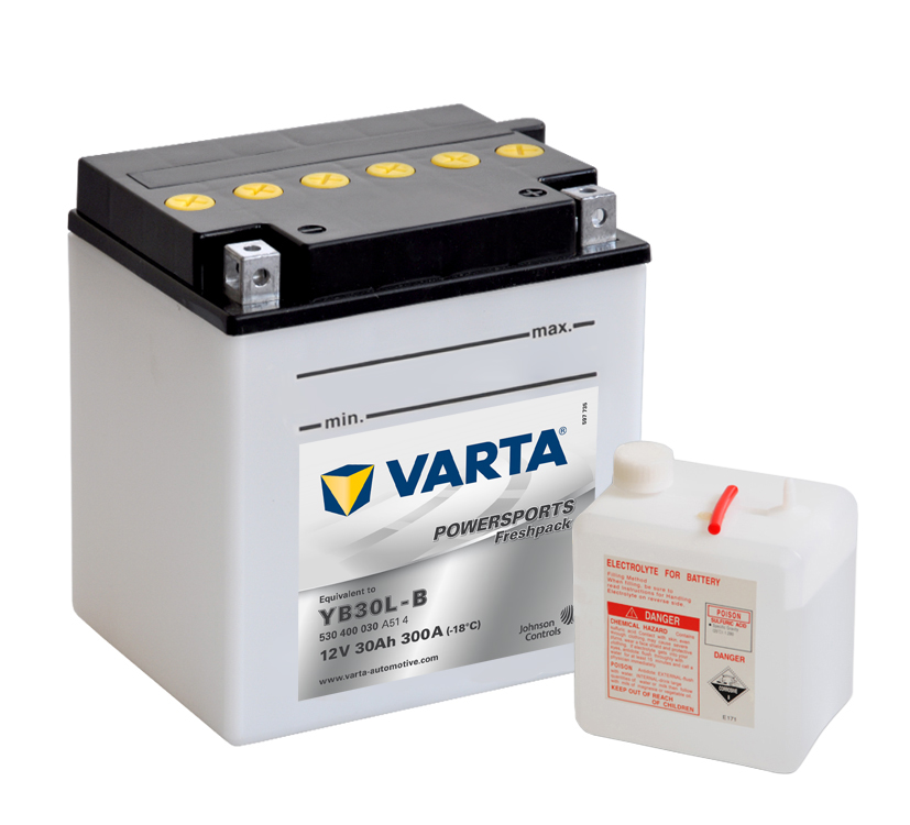 Baterie motocicleta VARTA 530400030A514 POWERSPORTS Freshpack 12V 30AH, 300A