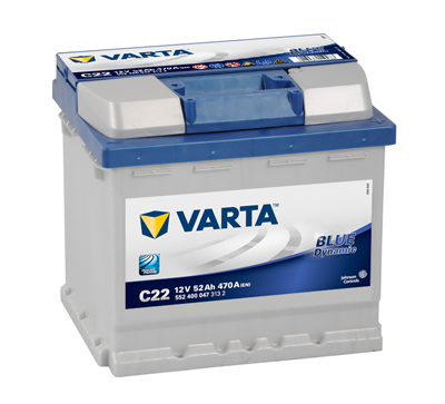 Baterie auto VARTA C22 5524000473132 Blue Dynamic 12V 52AH, 470A Baterie auto VARTA C22 5524000473132 Blue Dynamic 12V 52AH, 470A