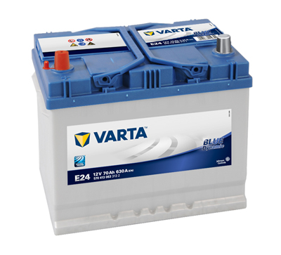 Baterie auto VARTA E24 5704130633132 Blue Dynamic 12V 70AH, 630A Baterie auto VARTA E24 5704130633132 Blue Dynamic 12V 70AH, 630A
