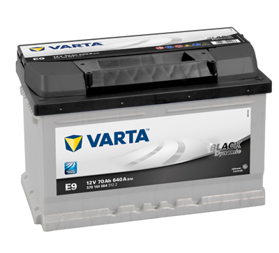 Baterie auto VARTA E9 5701440643122 Black Dynamic 12V 70AH, 640A Baterie auto VARTA E9 5701440643122 Black Dynamic 12V 70AH, 640A