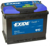 Baterie auto EXIDE EXCELL EB620 12V 62AH, 540A