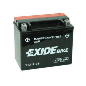 Baterie motocicleta EXIDE EBYTX12-BS MAINTENANCE FREE 12V 10AH, 150A