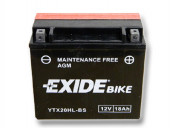 Baterie motocicleta EXIDE EBYTX20HL-BS MAINTENANCE FREE 12V 18AH, 270A