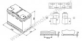 Baterie auto BOSCH 0092S5A080 12V 77AH 760A